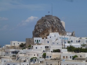 Chora - the rock, the church and the medieval fortress